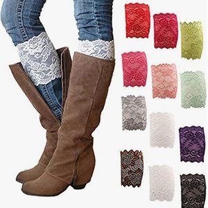 💕NEW! 💕 3 Pair Lace Boot Cuffs